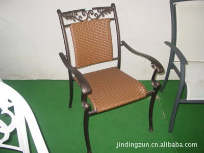 【廠家直銷供應仿藤椅批發零售鋁合金戶外桌椅】價格,廠家,圖片,椅子、凳、榻,香河縣金鼎尊休閑家具廠-